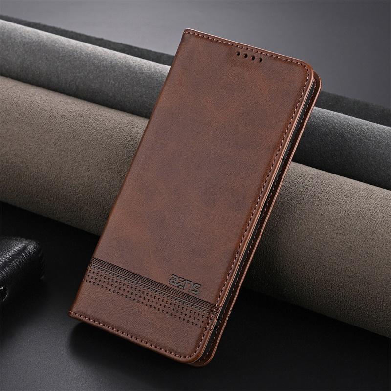 Leather Phone Case Flip Cover for OPPO A3 /A3X /A40 Shockproof Protection Stand Holder Magnetic PU Leather Case