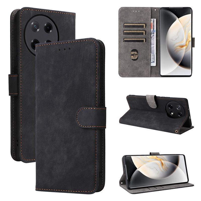 Flip Cover for Tecno Camon 30S PU Leather Phone Case Full-Body Protection Shockproof [RFID Blocking] Wallet Cover