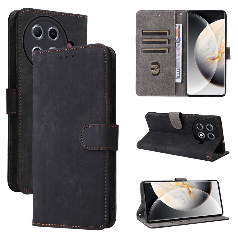 Flip Cover for Tecno Camon 30S Pro PU Leather Phone Case Full-Body Protection Shockproof [RFID Blocking] Wallet Cover