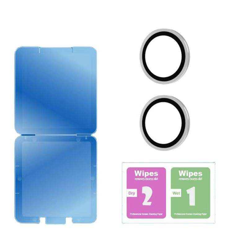 [1 - Pieces] for Samsung Galaxy A06 Camera Lens Protector, 9H Tempered Glass Camera Cover Protector Metal Individual Ring