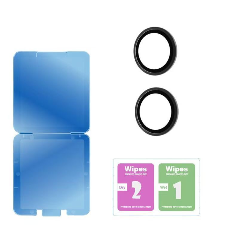 [1 - Pieces] for Samsung Galaxy A06 Camera Lens Protector, 9H Tempered Glass Camera Cover Protector Metal Individual Ring