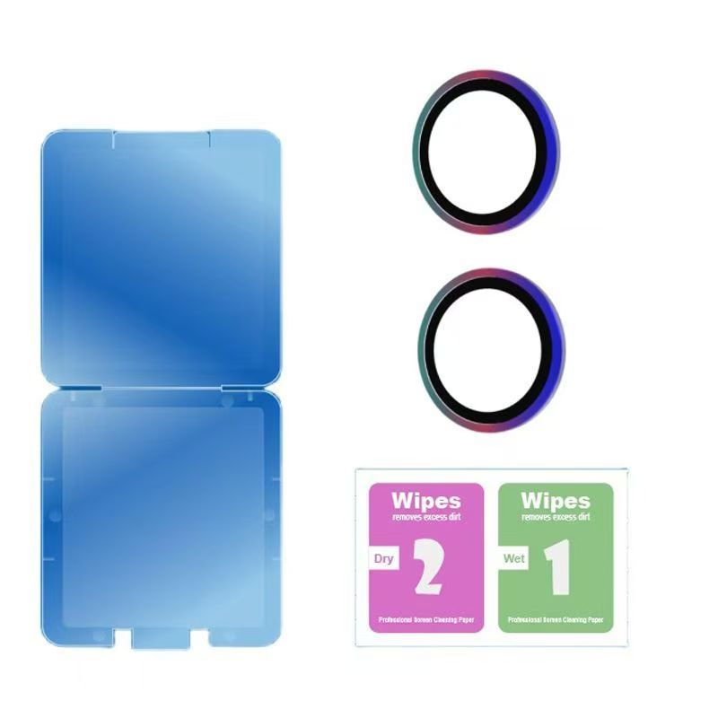 [1 - Pieces] for Samsung Galaxy A06 Camera Lens Protector, 9H Tempered Glass Camera Cover Protector Metal Individual Ring