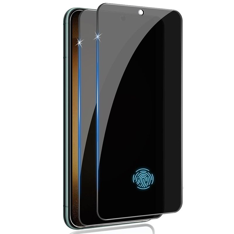 2 Packs of Privacy Tempered Glass Screen Protector For Galaxy S23 Plus Ultra HD Tempered Glass Film,Anti Spy,9H Hardness,Scratch Resistant,No Bubble