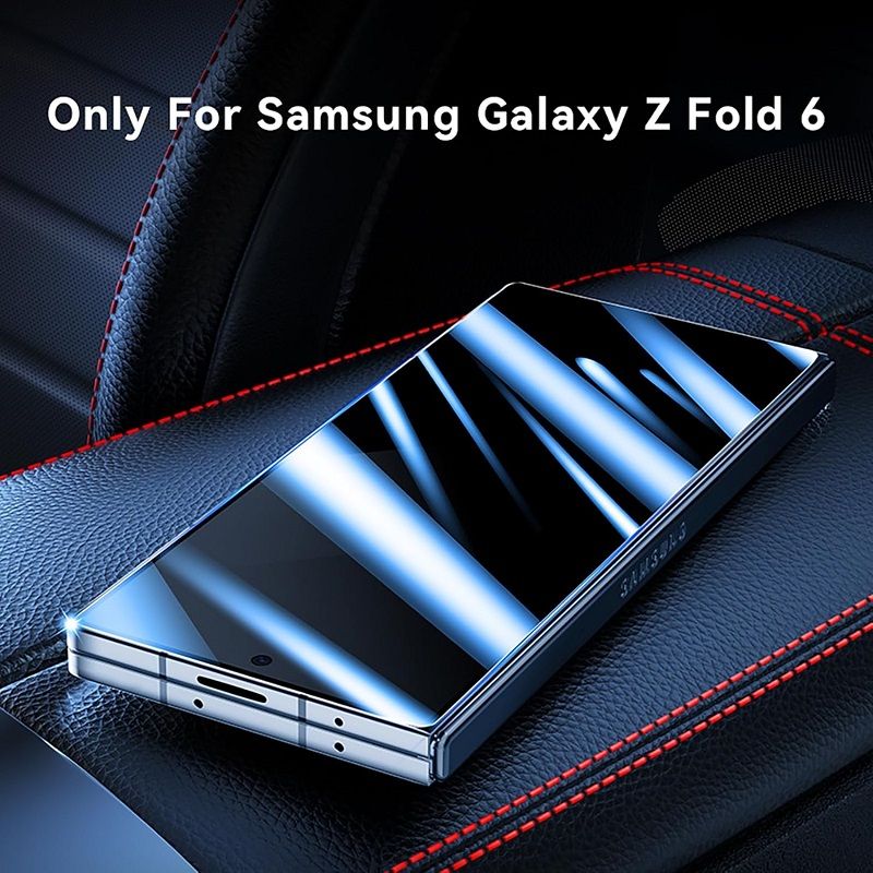 [2 Pcs] for Samsung Galaxy Z Fold 6 5G Privacy Screen Protector,Anti Spy 9H Hardness Friendly Tempered Glass Screen Protector