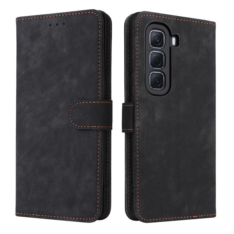 Flip Cover for Infinix Hot 50 Pro 4G / Infinix Hot 50 Pro+ 4G/Hot 50 Pro Plus 4G PU Leather Phone Case Full-Body Protection [RFID Blocking] Walllet Cover