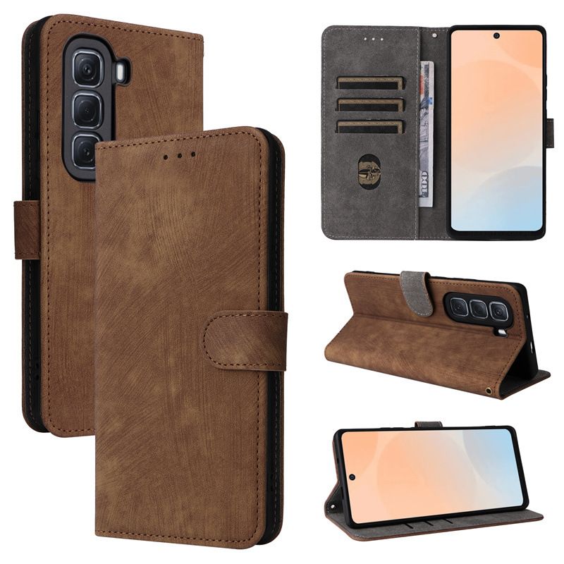 Flip Cover for Infinix Hot 50 Pro 4G / Infinix Hot 50 Pro+ 4G/Hot 50 Pro Plus 4G PU Leather Phone Case Full-Body Protection [RFID Blocking] Walllet Cover