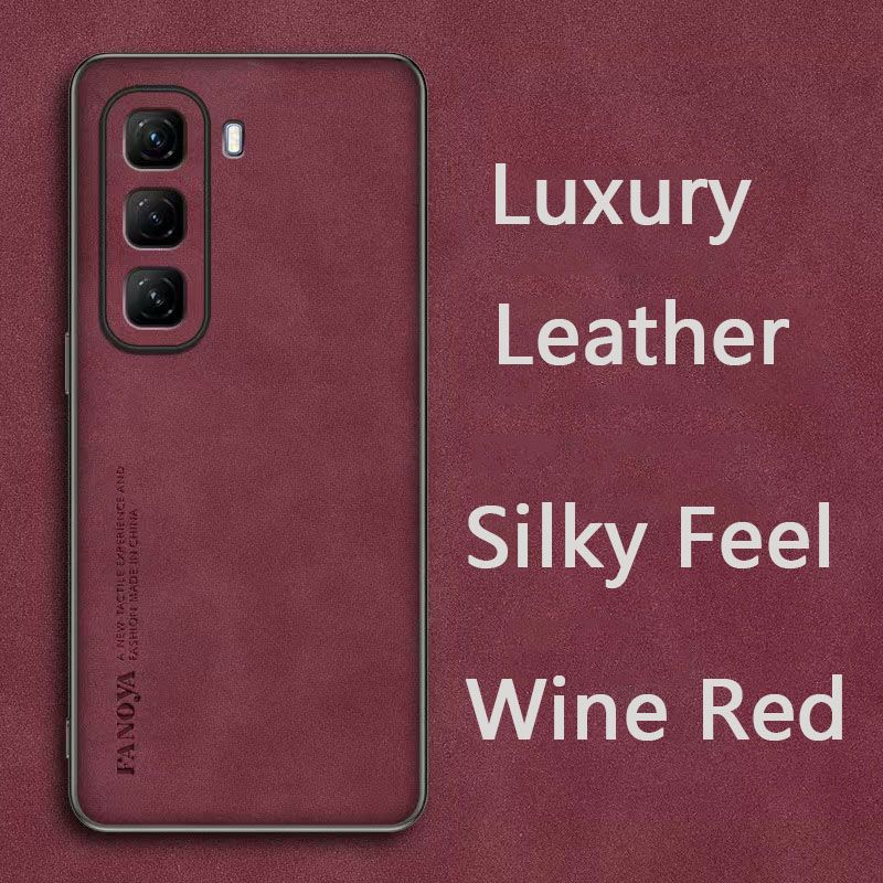 Luxury Business Retro Leather Phone Case For Infinix Hot 50 Pro Plus 4G/ X6880, Shockproof Fall prevention Protective Case