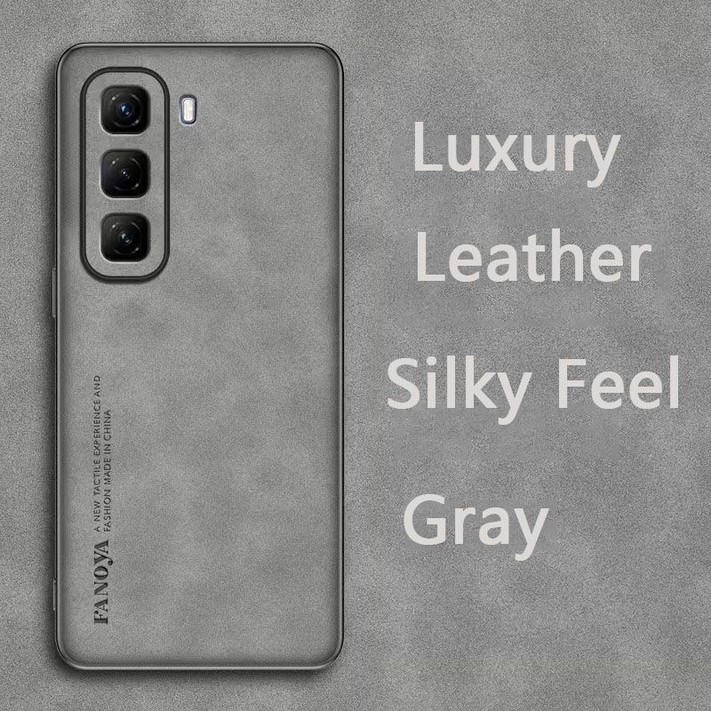 Luxury Business Retro Leather Phone Case For Infinix Hot 50 Pro Plus 4G/ X6880, Shockproof Fall prevention Protective Case