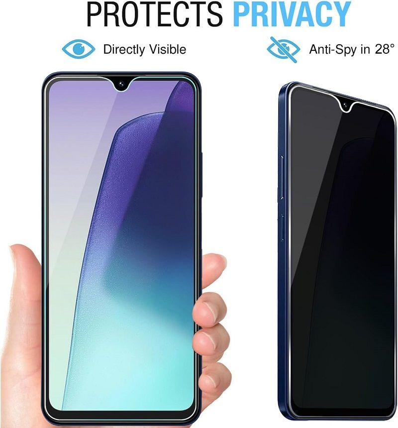 [2 Pcs] for Xiaomi Redmi 14C,Xiaomi Poco C75,Redmi A4 A5 A3 Pro,14R Privacy Screen Protector,Anti Spy 9H Hardness Friendly Tempered Glass Screen Protector