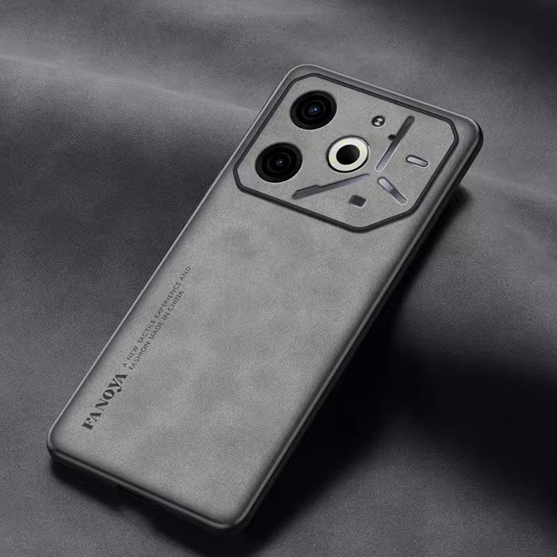 Luxury Business Retro Leather Phone Case For Tecno Pova 6 Neo, Shockproof Fall prevention Protective Case