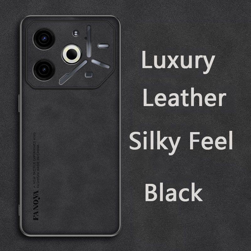 Luxury Business Retro Leather Phone Case For Tecno Pova 6 Neo, Shockproof Fall prevention Protective Case