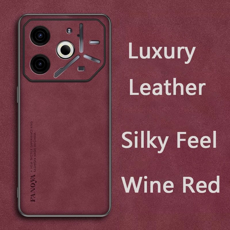 Luxury Business Retro Leather Phone Case For Tecno Pova 6 Neo, Shockproof Fall prevention Protective Case