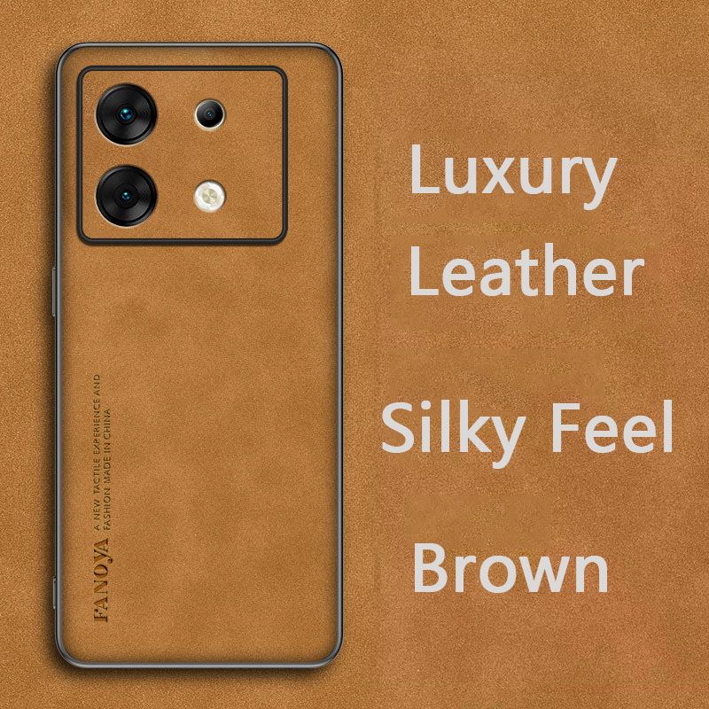 Luxury Business Retro Leather Phone Case For Infinix Zero 30 5G, Shockproof Fall prevention Protective Case