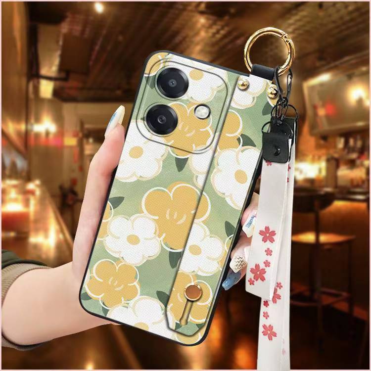Phone Case for OPPO A3/A3X/A40 Cute Fashion Silicona Shockproof Cover with Pop Socket Stand