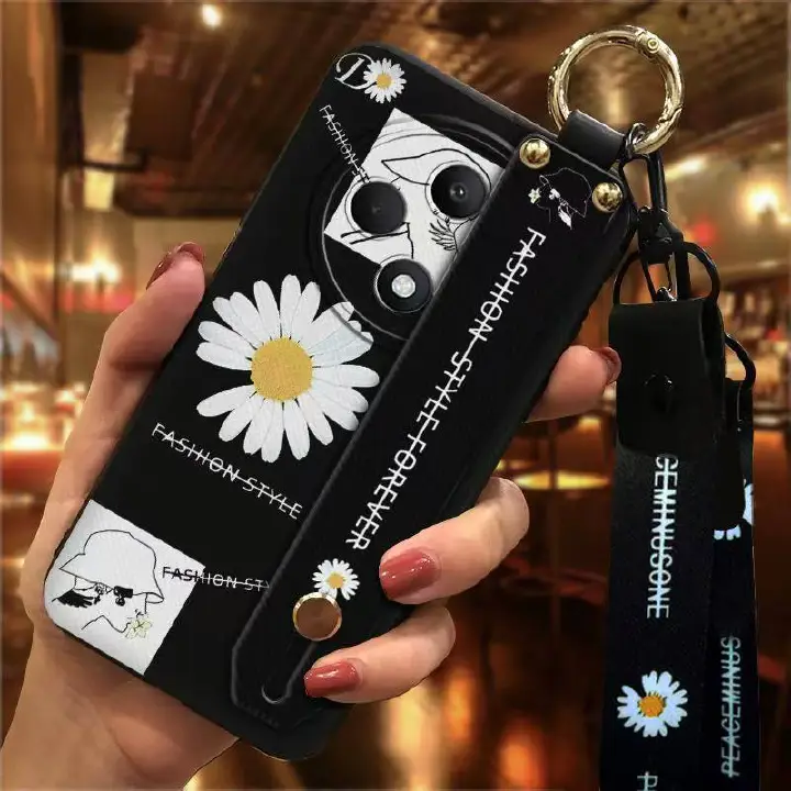 Phone Case for OPPO Reno 12F Cute Fashion Silicona Shockproof Cover with Pop Socket Stand