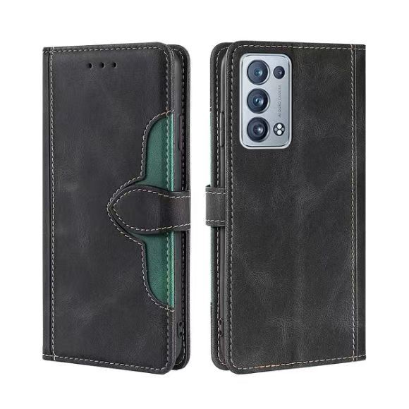 Wallet PU Leather Flip Cover For OPPO Reno 6 Pro Plus 5G Vintage Leather Durable Protective Cover