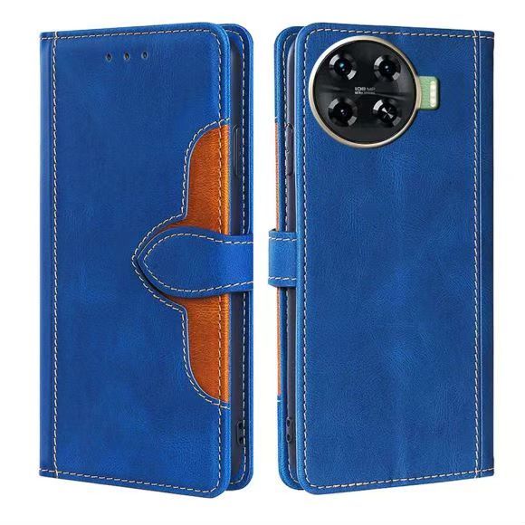 Wallet PU Leather Flip Cover For Tecno Spark 20 Pro Plus Vintage Leather Durable Protective Cover