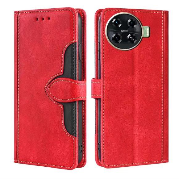 Wallet PU Leather Flip Cover For Tecno Spark 20 Pro Plus Vintage Leather Durable Protective Cover
