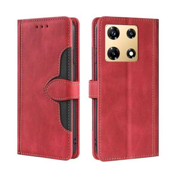 Wallet PU Leather Flip Cover For Infinix Note 30 Pro 4G Vintage Leather Durable Protective Cover