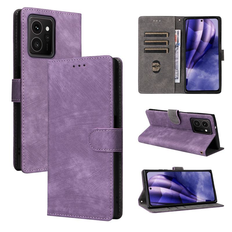 Flip Cover for HMD Skyline PU Leather Phone Case Full-Body Protection Shockproof [RFID Blocking] Wallet Cover