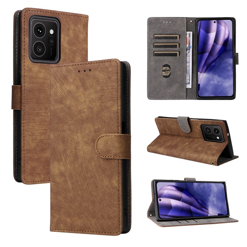 Flip Cover for HMD Skyline PU Leather Phone Case Full-Body Protection Shockproof [RFID Blocking] Wallet Cover
