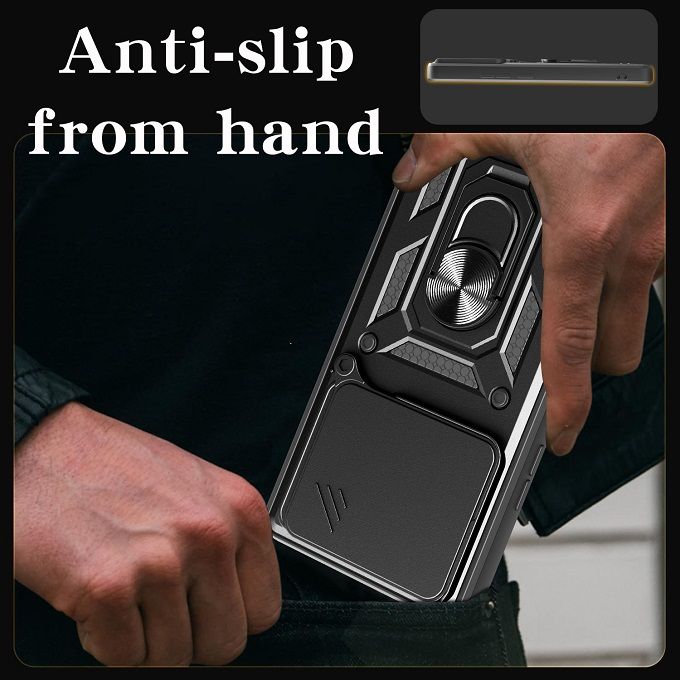 Luxury Phone Case The Camera Lens Cover For Tecno Pova 6 Neo 4G Shockproof Bumper Cover vehicle-mounted Magnetic Kickstand Case