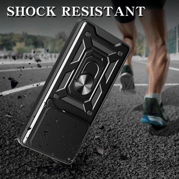 Luxury Phone Case The Camera Lens Cover For Tecno Pova 6 Neo 4G Shockproof Bumper Cover vehicle-mounted Magnetic Kickstand Case