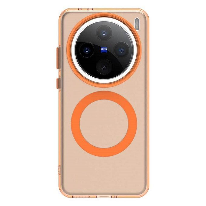 Magnetic Phone Case For Vivo X200 Pro Mini 5G Frosted Anti Fall Protective Cover