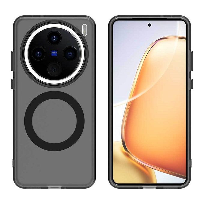 Magnetic Phone Case For Vivo X200 Pro Mini 5G Frosted Anti Fall Protective Cover
