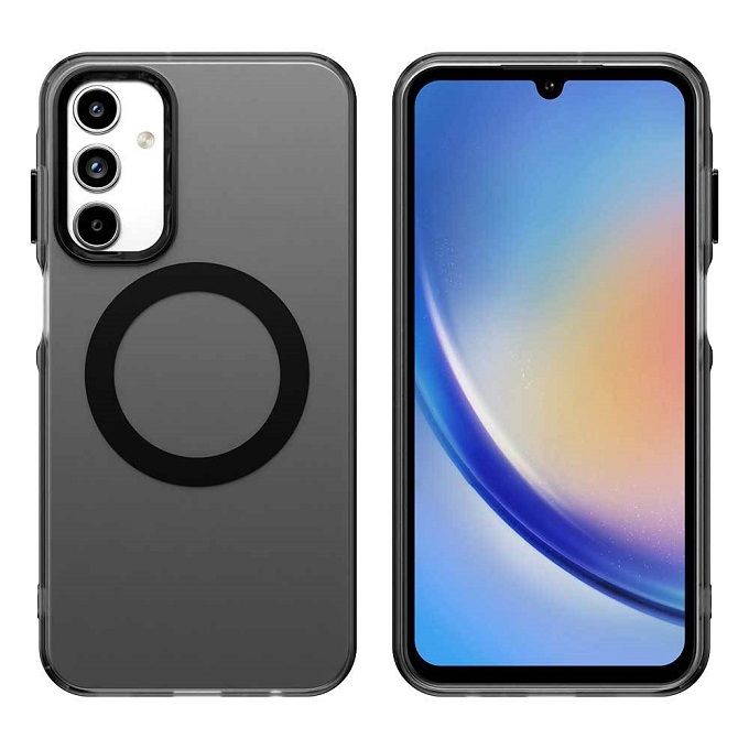 Magnetic Phone Case For Samsung Galaxy A15 Frosted Anti Fall Protective Cover