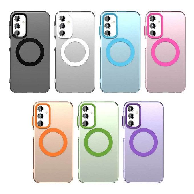 Magnetic Phone Case For Samsung Galaxy A15 Frosted Anti Fall Protective Cover