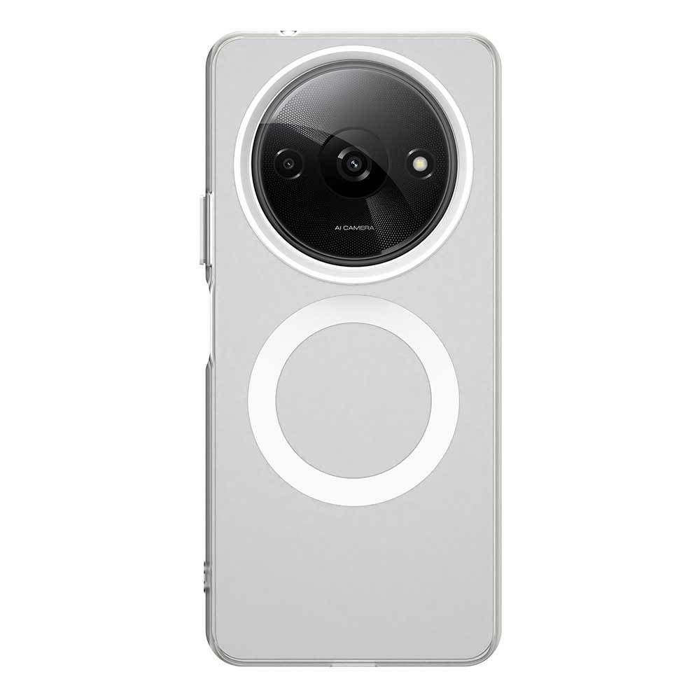 Magnetic Phone Case For Xiaomi Redmi A3X A3 Frosted Anti Fall Protective Cover