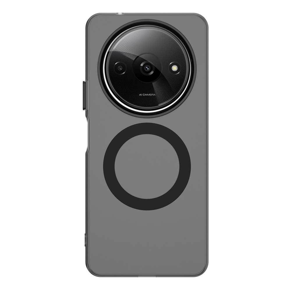 Magnetic Phone Case For Xiaomi Redmi A3X A3 Frosted Anti Fall Protective Cover