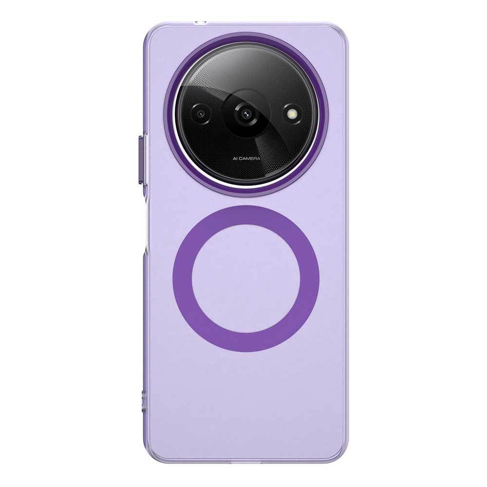 Magnetic Phone Case For Xiaomi Redmi A3X A3 Frosted Anti Fall Protective Cover