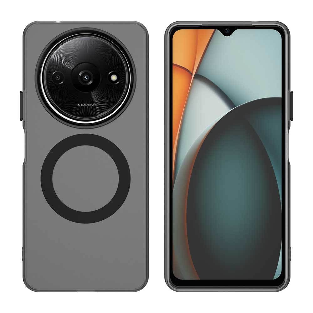 Magnetic Phone Case For Xiaomi Redmi A3X A3 Frosted Anti Fall Protective Cover