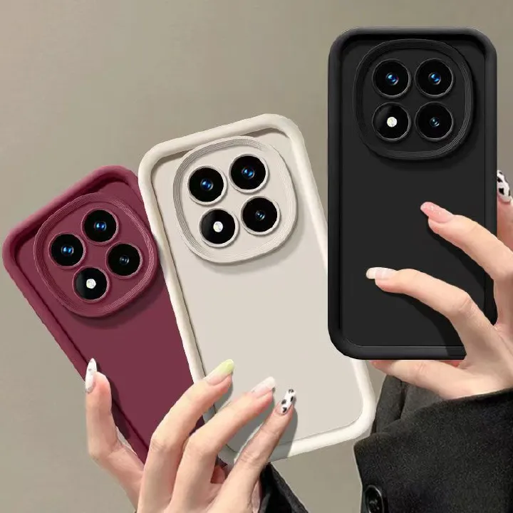 Silicone Phone Case For Xiaomi Redmi Note 14 Pro+ Plus (5G) Fall Prevention Protective Case