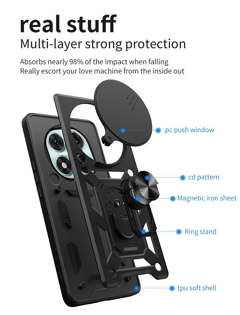 Luxury Phone Case The Camera Lens Cover For Xiaomi Redmi Note 14 Pro (5G) vehicle-mounted Magnetic Kickstand Shockproof Bumper Case