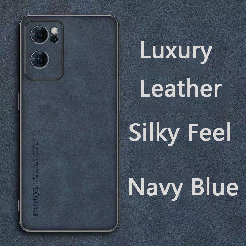 Luxury Business Retro Leather Phone Case For OPPO Reno 7 5G, Shockproof Fall prevention Protective Case