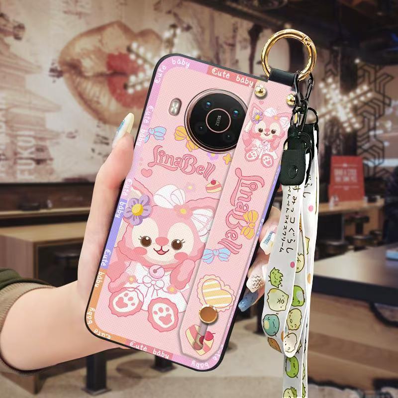 Phone Case for Nokia X20/X10 Cute Fashion Silicona Shockproof Cover with Pop Socket Stand