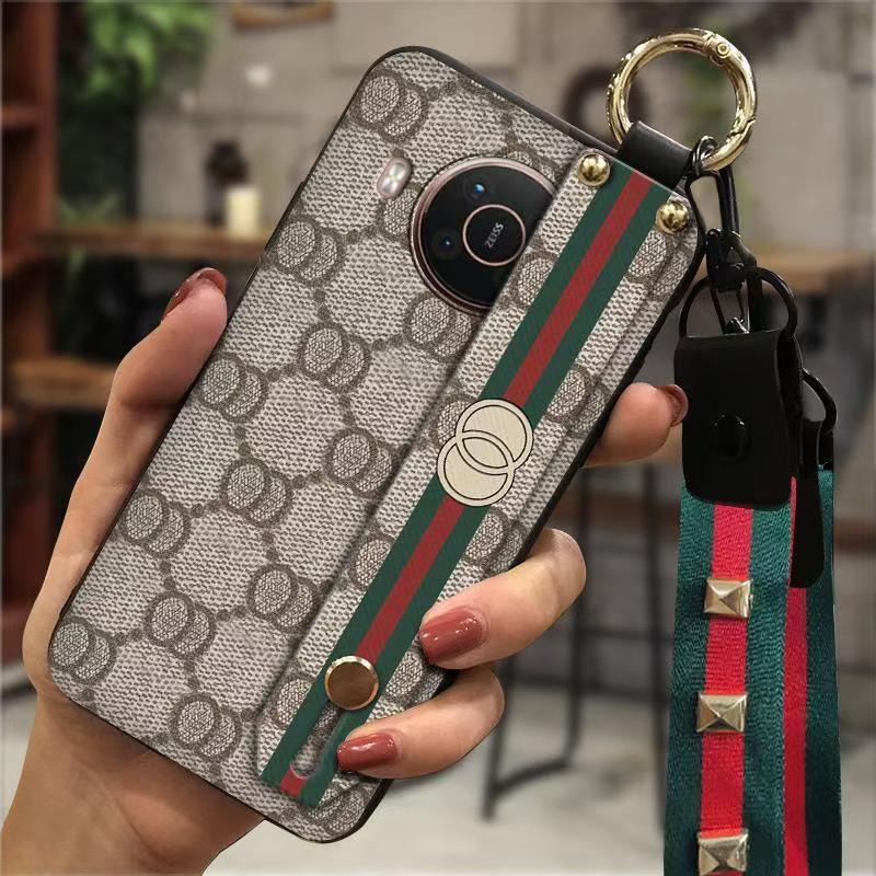 Phone Case for Nokia X20/X10 Fashion Silicona Shockproof Cover with Pop Socket Stand