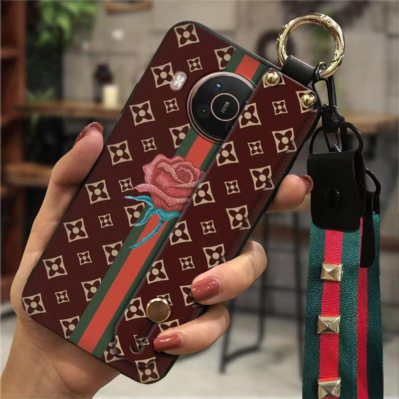 Phone Case for Nokia X20/X10 Fashion Silicona Shockproof Cover with Pop Socket Stand