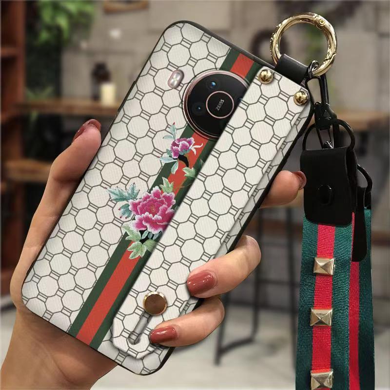 Phone Case for Nokia X20/X10 Fashion Silicona Shockproof Cover with Pop Socket Stand