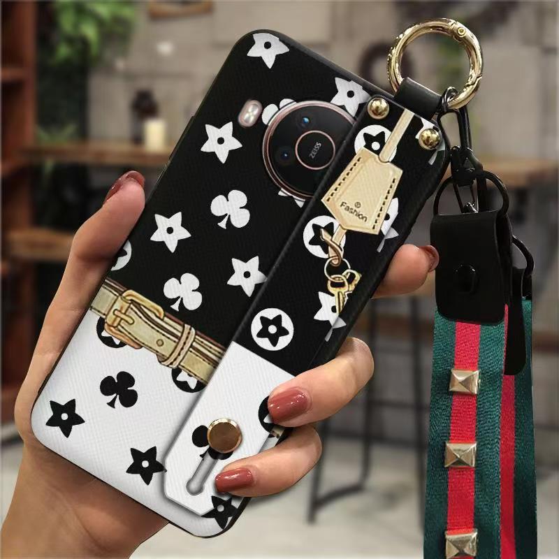 Phone Case for Nokia X20/X10 Fashion Silicona Shockproof Cover with Pop Socket Stand