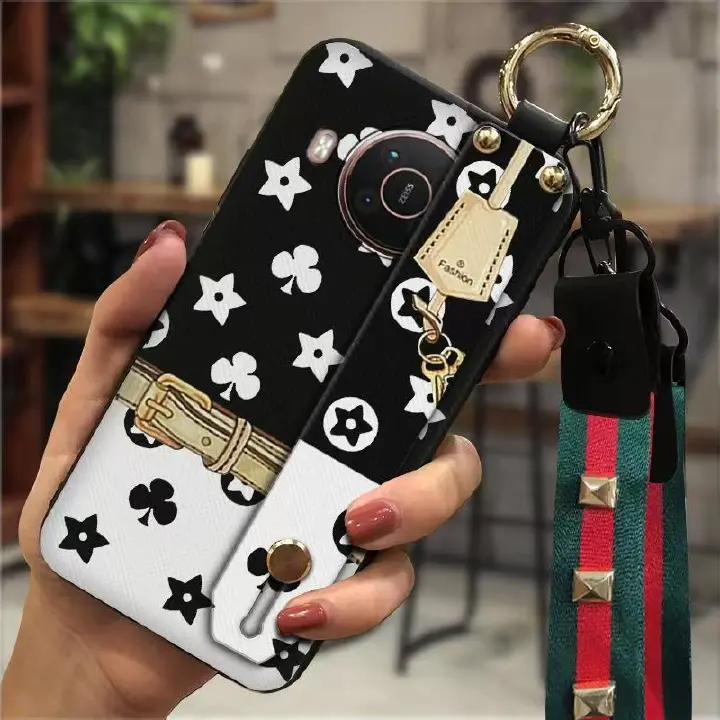 Phone Case for Nokia X20/X10 Fashion Silicona Shockproof Cover with Pop Socket Stand