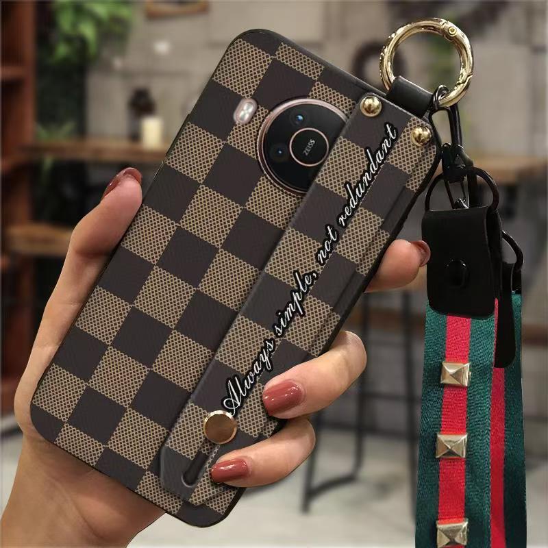 Phone Case for Nokia X20/X10 Fashion Silicona Shockproof Cover with Pop Socket Stand