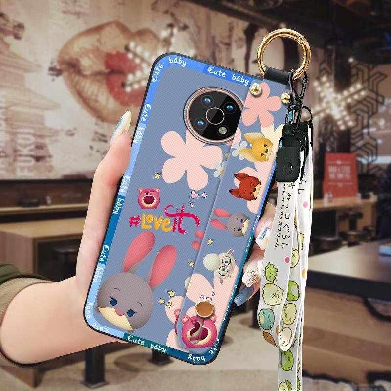 Phone Case for Nokia G50 Cute Fashion Silicona Shockproof Cover with Pop Socket Stand