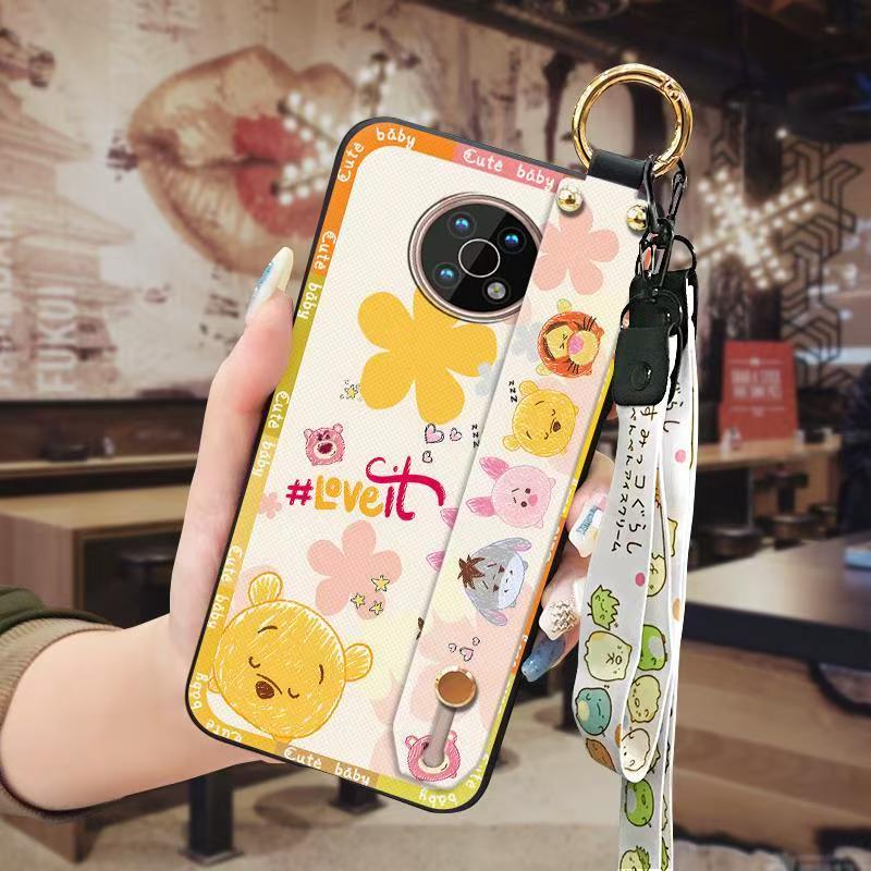 Phone Case for Nokia G50 Cute Fashion Silicona Shockproof Cover with Pop Socket Stand