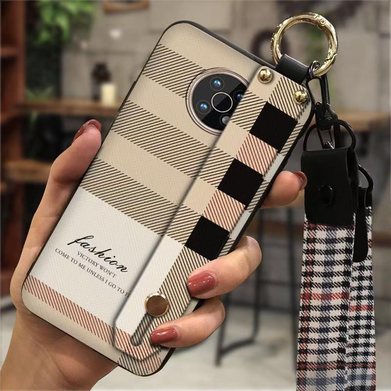 Phone Case for Nokia G50 Fashion Silicona Shockproof Cover with Pop Socket Stand