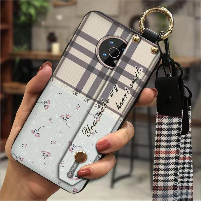 Phone Case for Nokia G50 Fashion Silicona Shockproof Cover with Pop Socket Stand