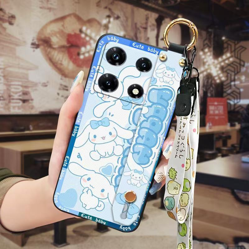Phone Case for infinix Note 30 Pro 4G Cute Fashion Silicona Shockproof Cover with Pop Socket Stand